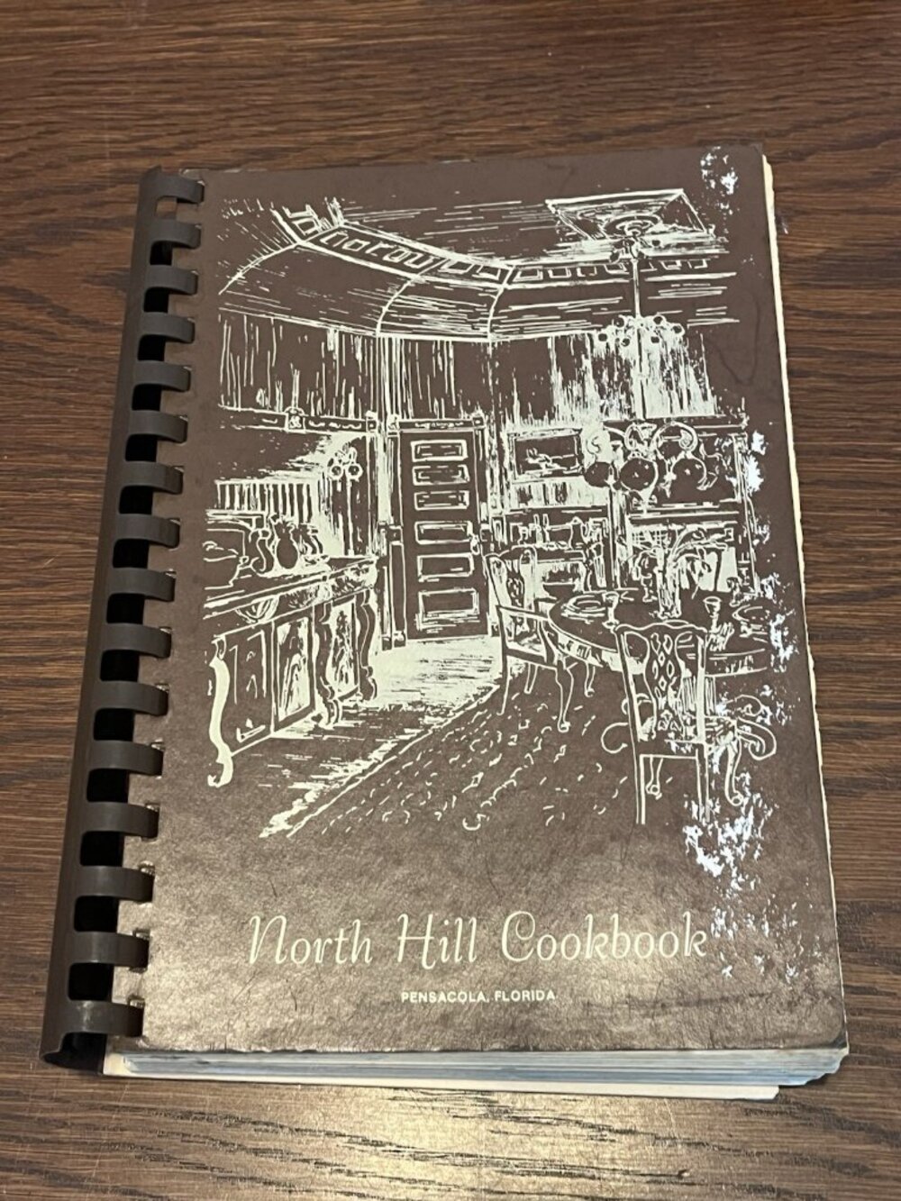 North Hill Cookbook Pensacola Florida Preservation Association 1981 Vtg Spiral